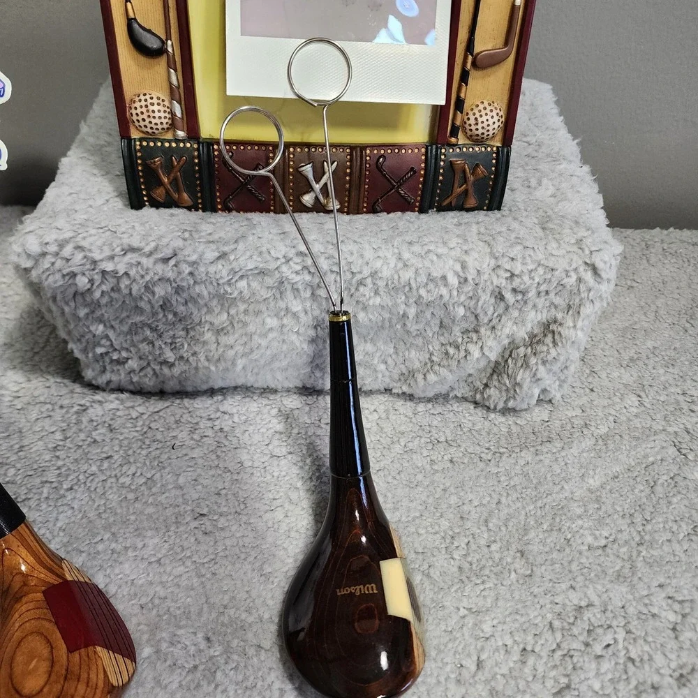 Golf Putter Picture Frame 3D Golf Club Photo Holder Desk Decor Country Club Gift